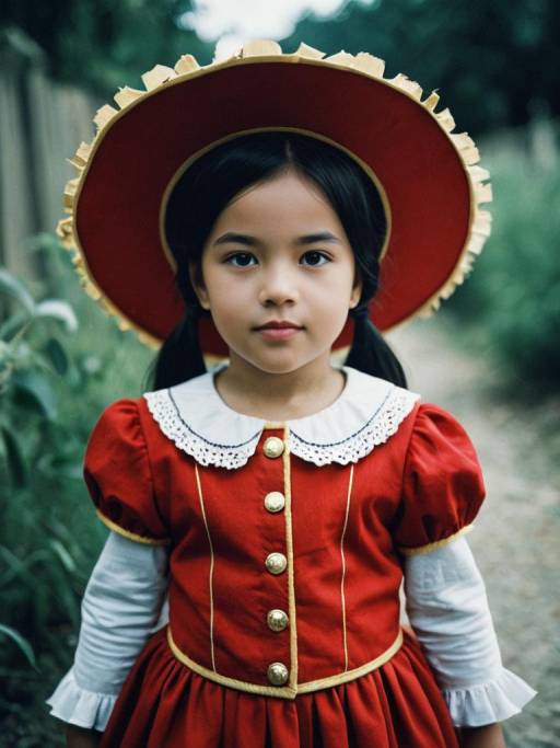 Young Girl in Rosita Costume