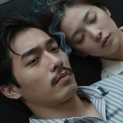 Intimate Portrait of a Serious Couple