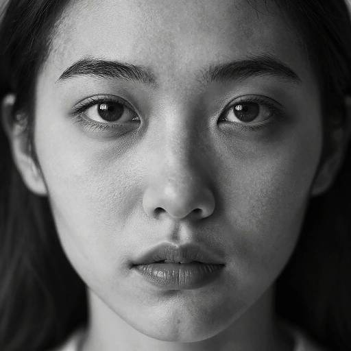 Sensual Black and White Eye Contact