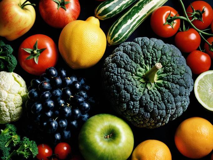 Vibrant Close-Up of Fresh Produce