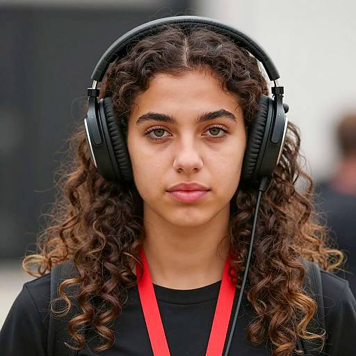 Candid Portrait of a Young Woman
