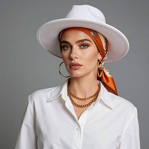 Elegant Portrait of Stylish Woman