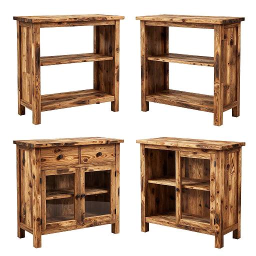Rustic Handcrafted Farmhouse Wooden Furniture