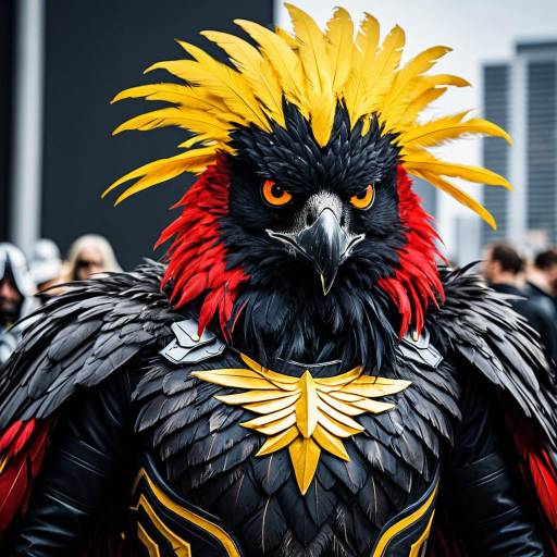 Fiery Hawk MonsterVerse Cosplay Costume