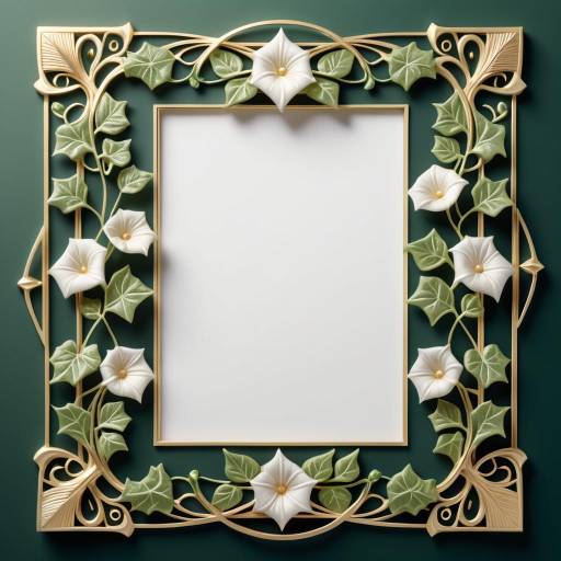 Elegant Art Deco Ivy Frame Design