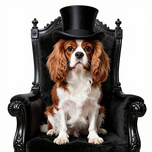 Photo Realistic Cavalier King Charles Dog