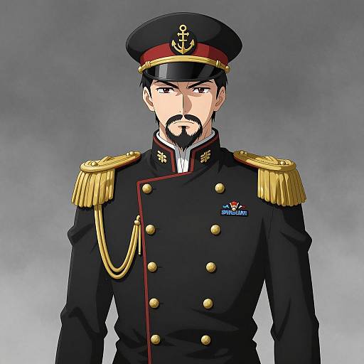 Abyssal Admiral from Kantai Collection Illustration