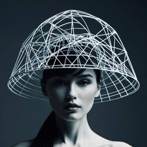 Avant-Garde Hat Design with Sculptural Elements Avant-Garde Hat Design with Sculptural Elements