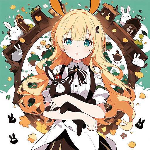 Illustration of Anko (gochiusa), gochuumon wa usagi desu ka? in the style of Ideolo