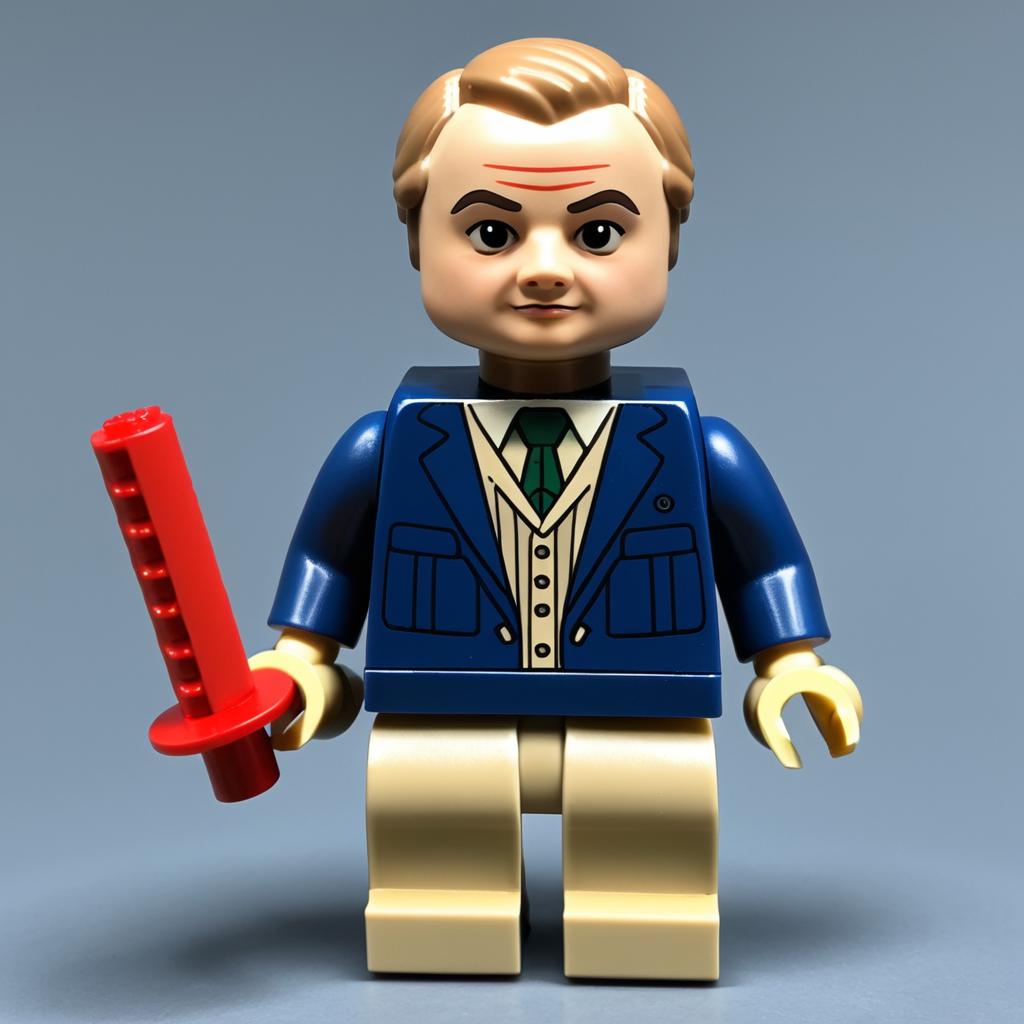 Vintage LEGO Hannibal Lecter Mini Figure