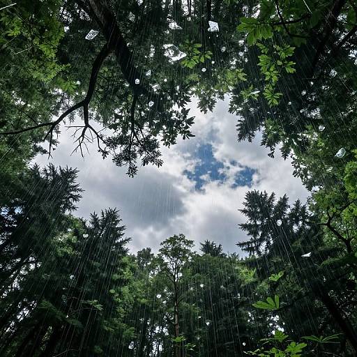 Upside Down Forest in the Sky