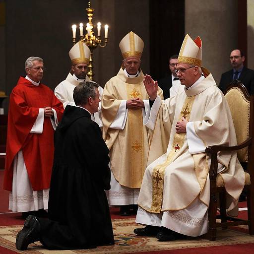 Ceremonial Gathering in a Grand Hall