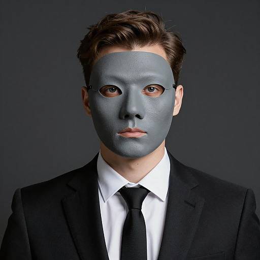 Mysterious Man in Elegant Attire