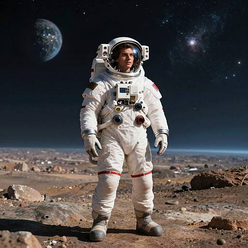 Sloan Space Explorer on Alien Planet