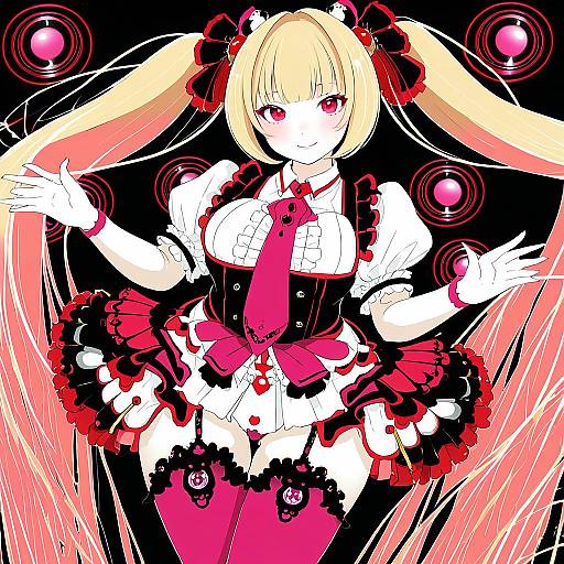 Illustration of Asmodeus (umineko), umineko no naku koro ni in the style of Namiorii