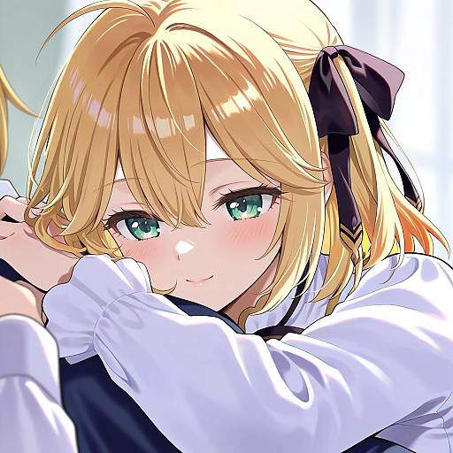 Illustration of Anisphia wynn palettia, tensei oujo to tensai reijou no mahou kakumei in the style of Marumikan