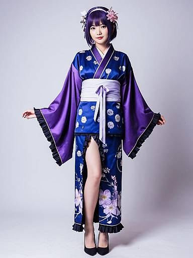 Cosplay photo of haruka (new year) (blue archive). Costume clothes