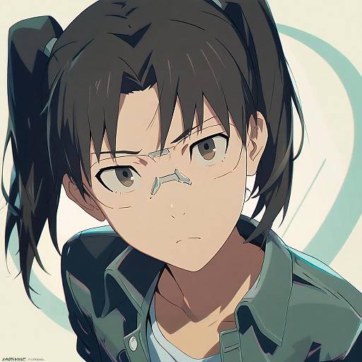 Illustration of Amasawa yuuko, dennou coil in the style of Arsenixc