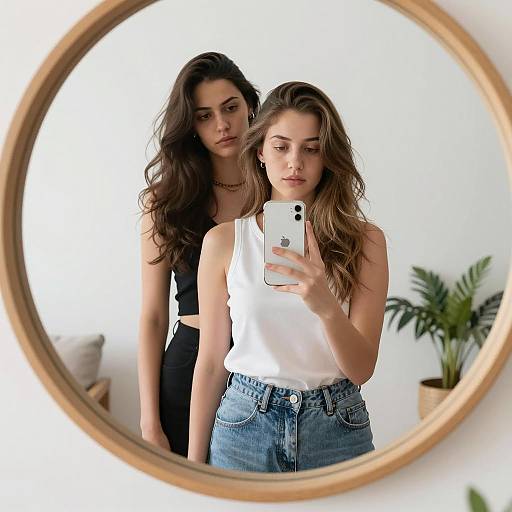 Reflection of Friendship: A Dual Portrait