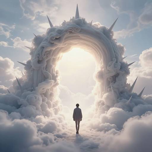 Ethereal Archway Between Reality and Dreams