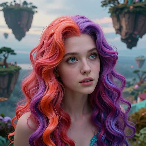 Surreal Enigmatic Female Portrait