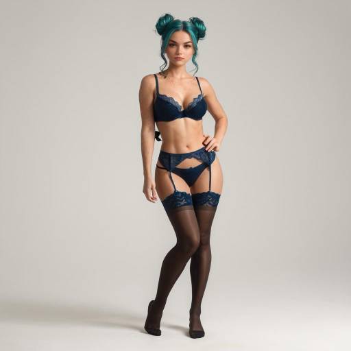 Confident Young Woman in Lingerie Confident Young Woman in Lingerie