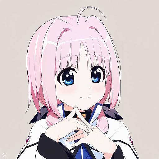 Illustration of Caro ru lushe, lyrical nanoha in the style of Sohin