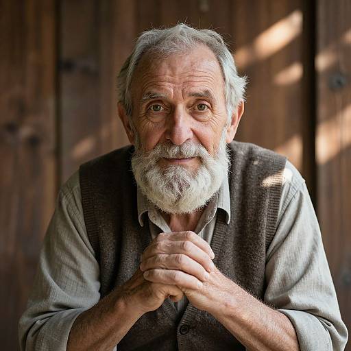 Photorealistic Portrait of Elderly Gentleman