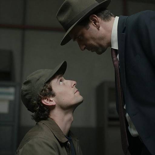 Intense Gaze in an Industrial Setting