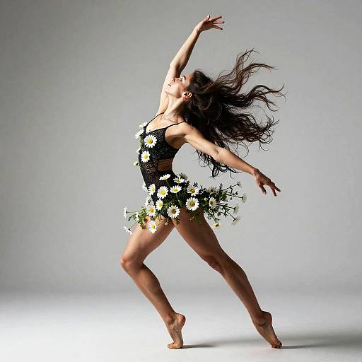 Contemporary Dancer with Daisy Dress