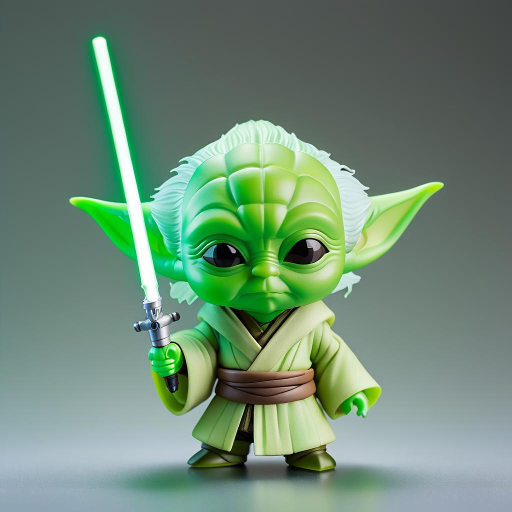 High-Resolution Yoda Nendoroid Figure