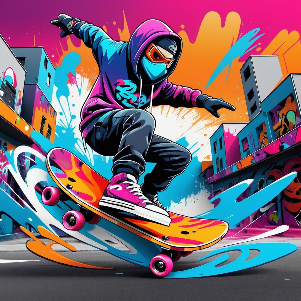 Vibrant Urban Street Art Characters Collection