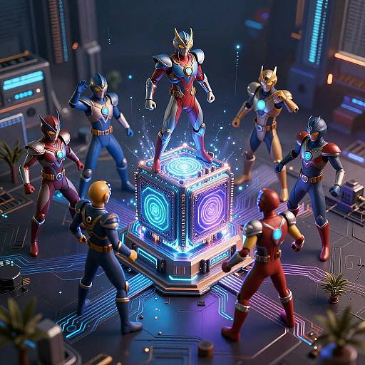 AI Hero Generator with Futuristic Heroes