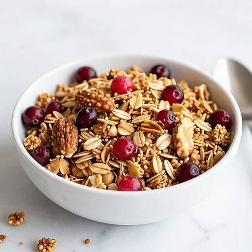 Festive Christmas Pudding Granola Bowl