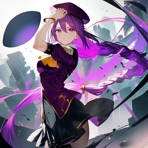 Illustration of Sion eltnam atlasia, tsukihime in the style of Saraki