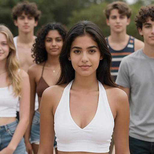 Diverse Teenagers Enjoying Summer Outdoors