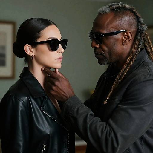 Intense Portrait in Dim Lighting