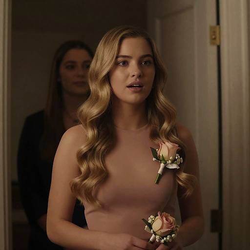 Dimly Lit Portrait of Two Women