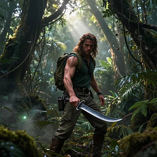 Epic Jungle Scout in Mystic Rainforest