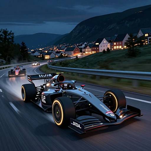 Glowing Tire Gelendvagen Midnight Race