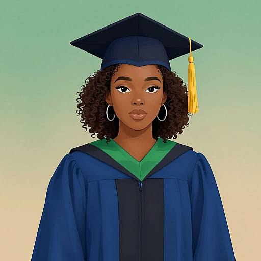 Empowered African Woman Graduation