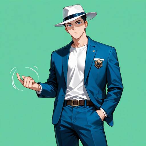 Stylish Cowboy Shot of a Young Man Stylish Cowboy Shot of a Young Man
