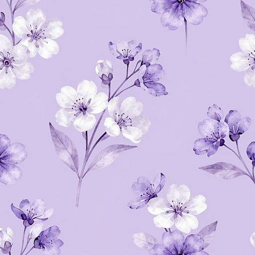 Lilac Floral Soft Background