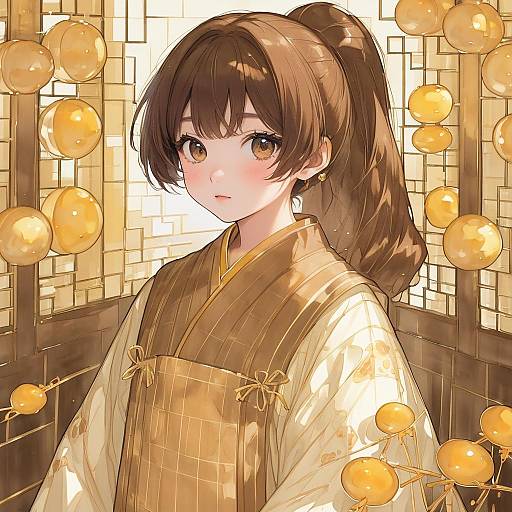 Illustration of Ogino chihiro, sen to chihiro no kamikakushi in the style of Chocoan