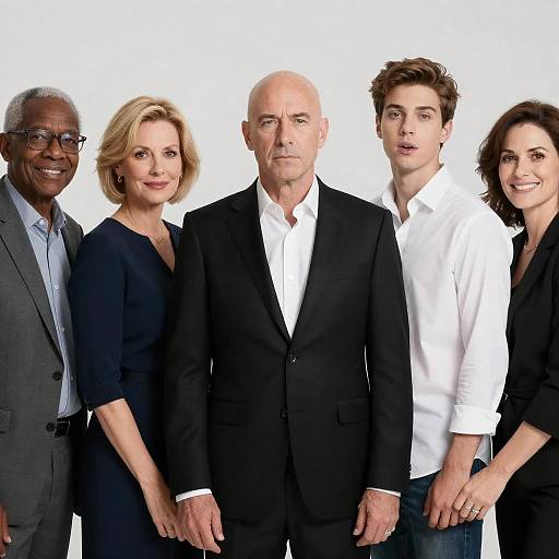 Diverse Group of People Standing Together