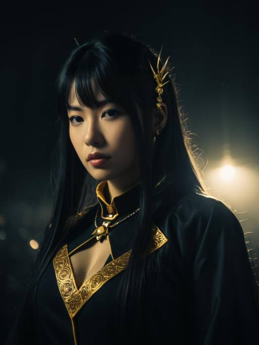 Cosplay Woman in Yugito Nii Costume
