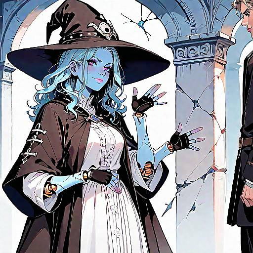 Anime Inspired Character with Unique Features