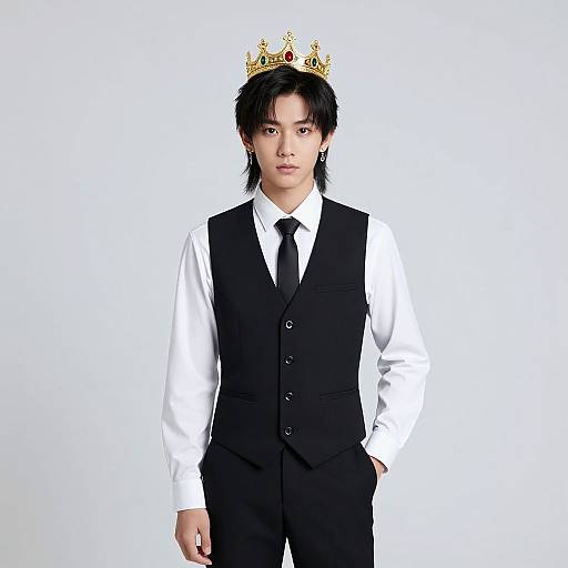 Elegant Male in Formal Attire