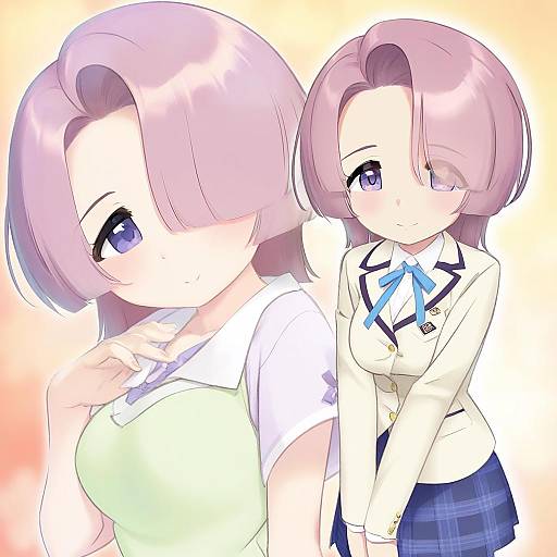 Illustration of Arimura mao, gakuen idolmaster in the style of Mizuki kotora