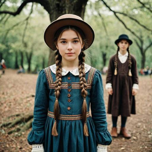 Whimsical Folk Tale Costume Outdoors